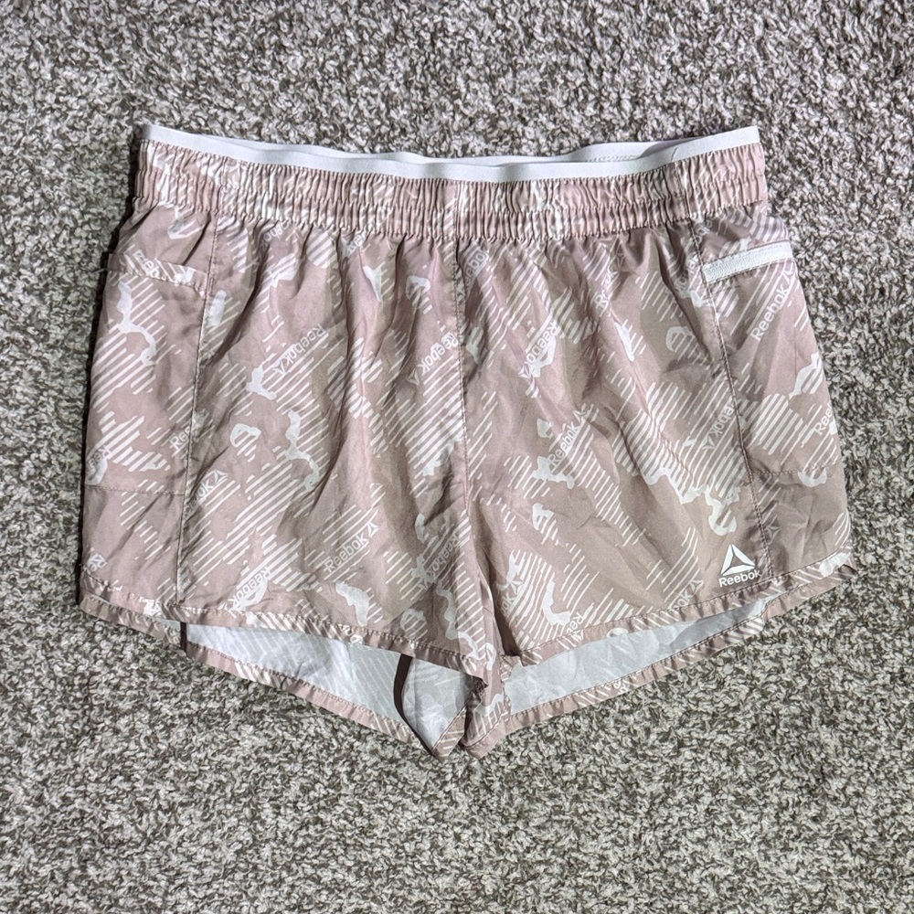 Reebok Women's Athletic Shorts in Light Tan